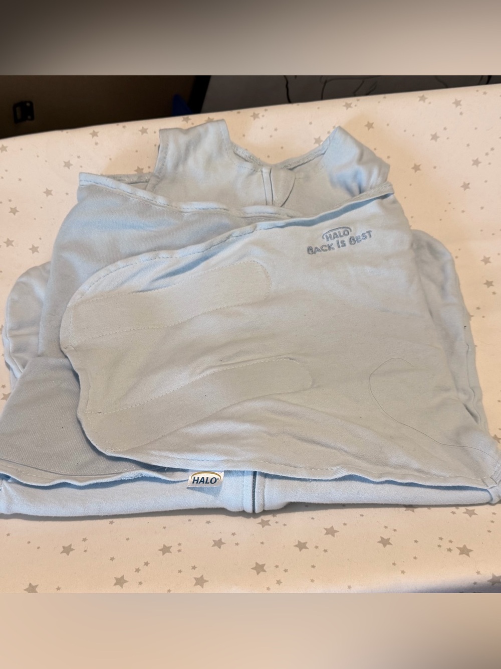 Halo Baby Sleep Sack Swaddle in Pale Blue